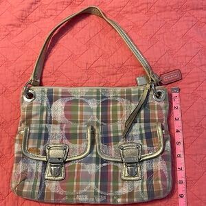 Coach Purse Madras Poppy